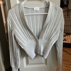 Aritzia wilfred plunge cardigan